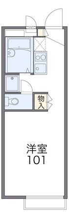 レオパレスキヤッロットアサミの物件間取画像